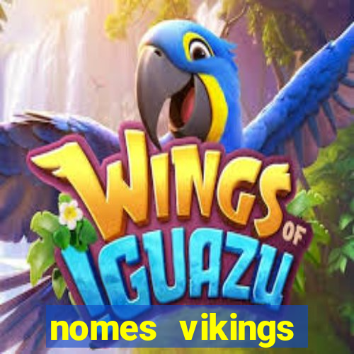 nomes vikings masculinos e significados